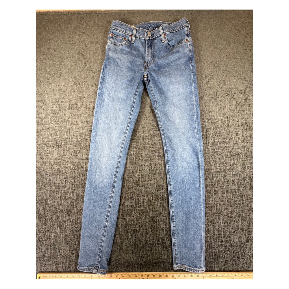 Levis Premium 510 Skinny Fit Jeans Mens 29x32 Light Wash‎ Blue Denim Pants
